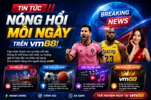 VM88 hiển thị khu cá cược trực quan
