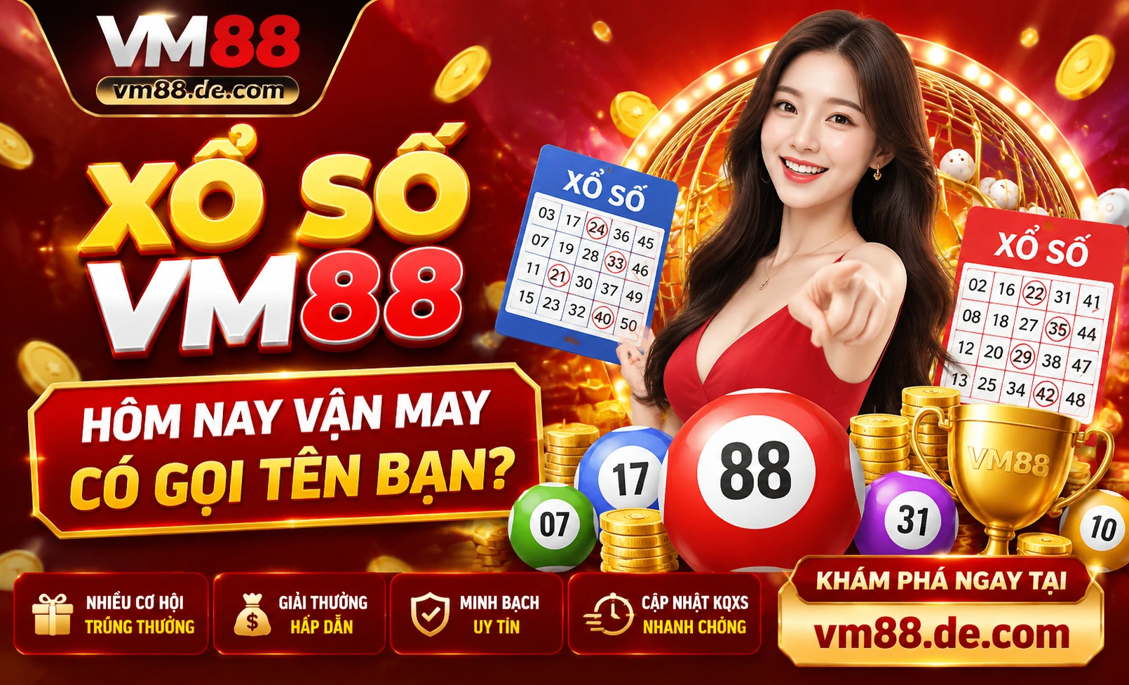 vm88 Xổ Số - lượt quay và số trúng